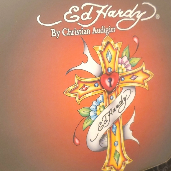 NWT Ed Hardy Limited Edition Love Cross Notebook Skin & Tattoo Mouse Pad - Picture 3 of 6